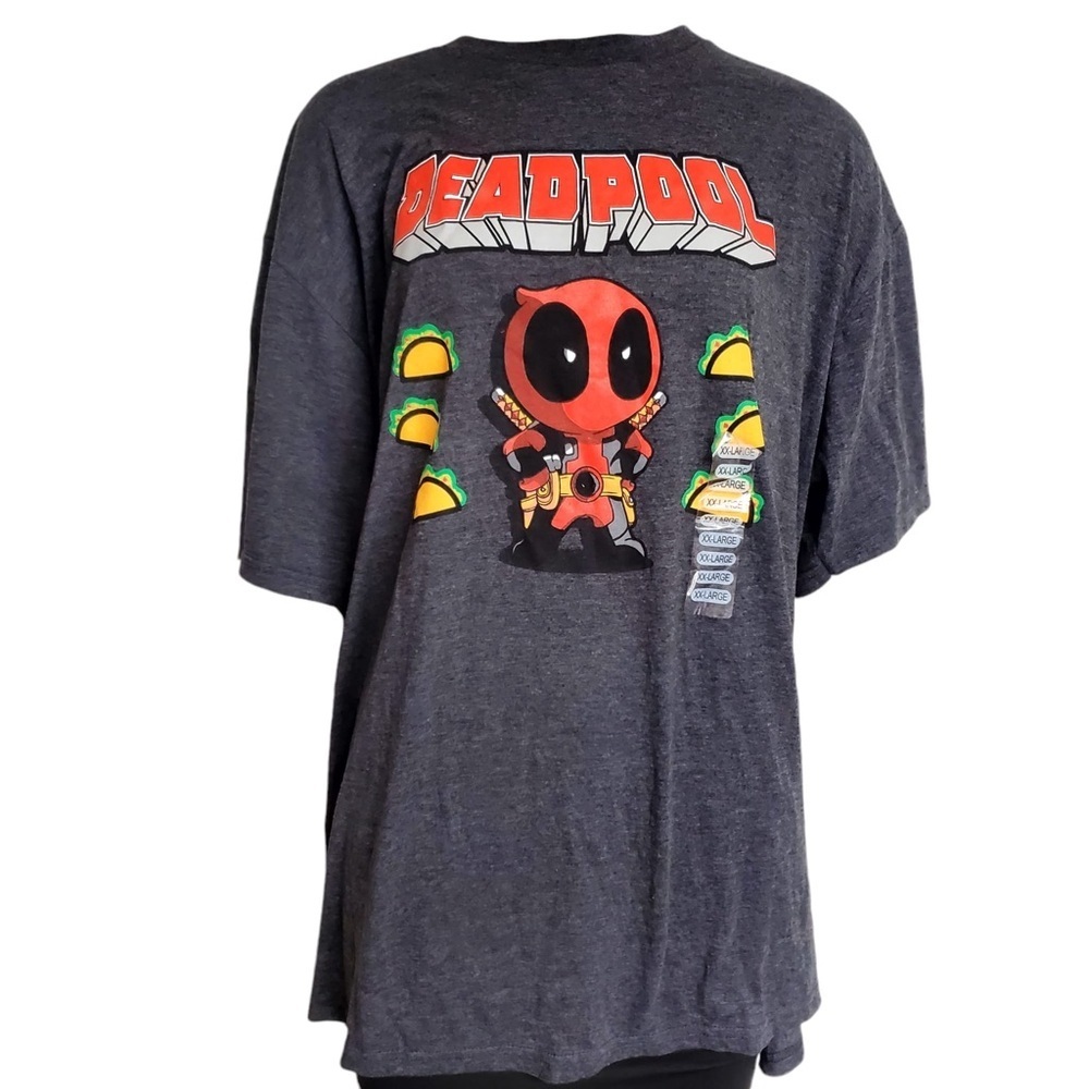 Marvel Baby Deadpool Tacos Men's Short Sleeve T Shirt